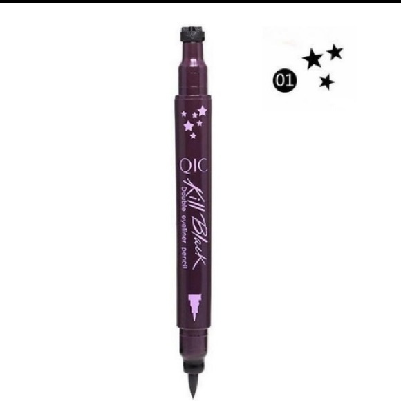 🆕 Killer Black Long Lasting Black Liner Pen and Star Stamp - Picture 3 of 6